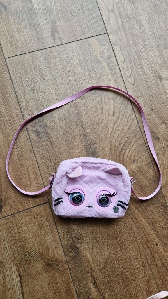 Purse pets fluffy Fashion BFF Cattitude interactieve tas, Ophalen of Verzenden, Zo goed als nieuw, Paars, Overige typen