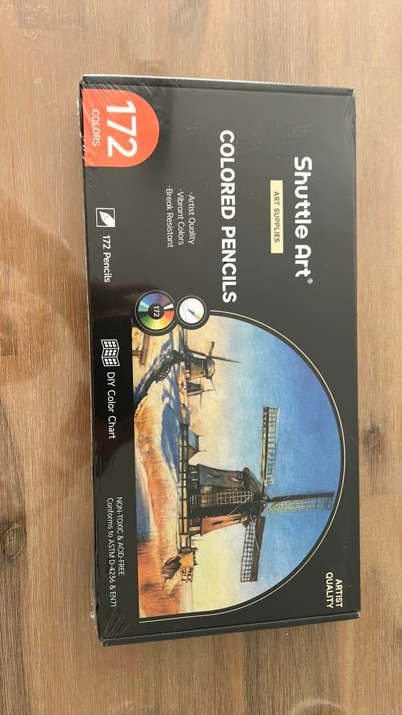 172 Colored pencils from Shuttle Art, Ophalen, Nieuw, Potlood of Stift