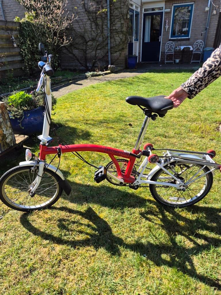 Brompton vouwfiets - 3 versnellingen - Gebruikt, Fietsen en Brommers, Ophalen, Gebruikt, Brompton, 16 tot 18 inch