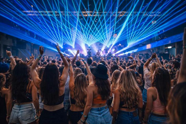 New  2W RGB laser set 6stuks, Muziek en Instrumenten, Licht en Laser, Zo goed als nieuw, Licht, Ophalen of Verzenden