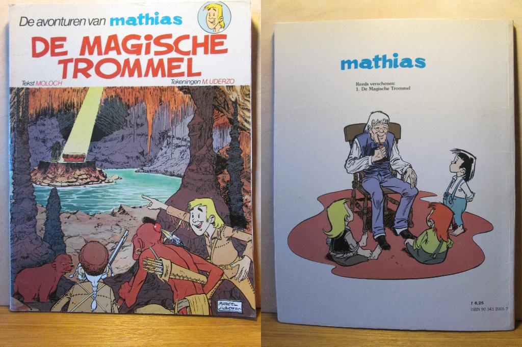 Mathias 1 - De magische trommel (SC), Boeken, Eén stripboek, Ophalen of Verzenden, Zo goed als nieuw, Marcel Uderzo