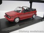 VW Volkswagen Golf Cabriolet 1990 Rood 1/18 Norev, Ophalen of Verzenden, Nieuw, Auto, Norev