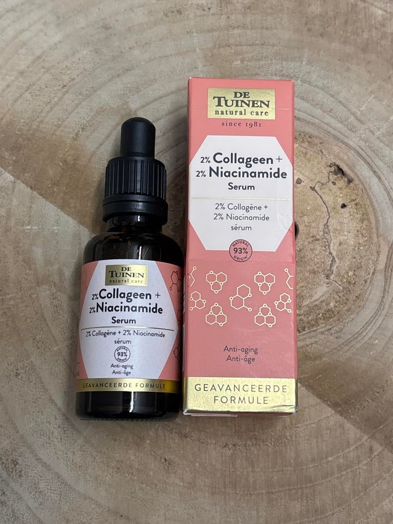 De Tuinen 2% Collageen + 2% Niacinamide Serum, Sieraden, Tassen en Uiterlijk, Uiterlijk | Gezichtsverzorging, Ophalen of Verzenden