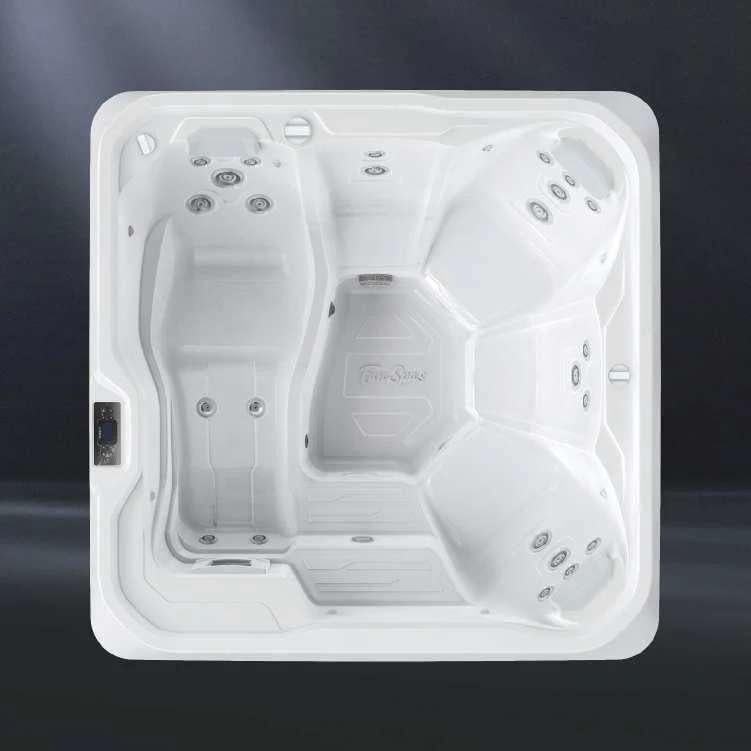 Jacuzzi aanbieding 5 personen 200x200x82cm snel leverbaar, Ophalen, Nieuw, Inbouw, Trap
