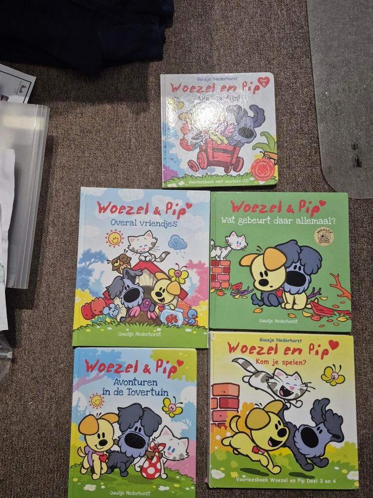 5 (voor) Leesboeken Woezel en Pip, Ophalen of Verzenden