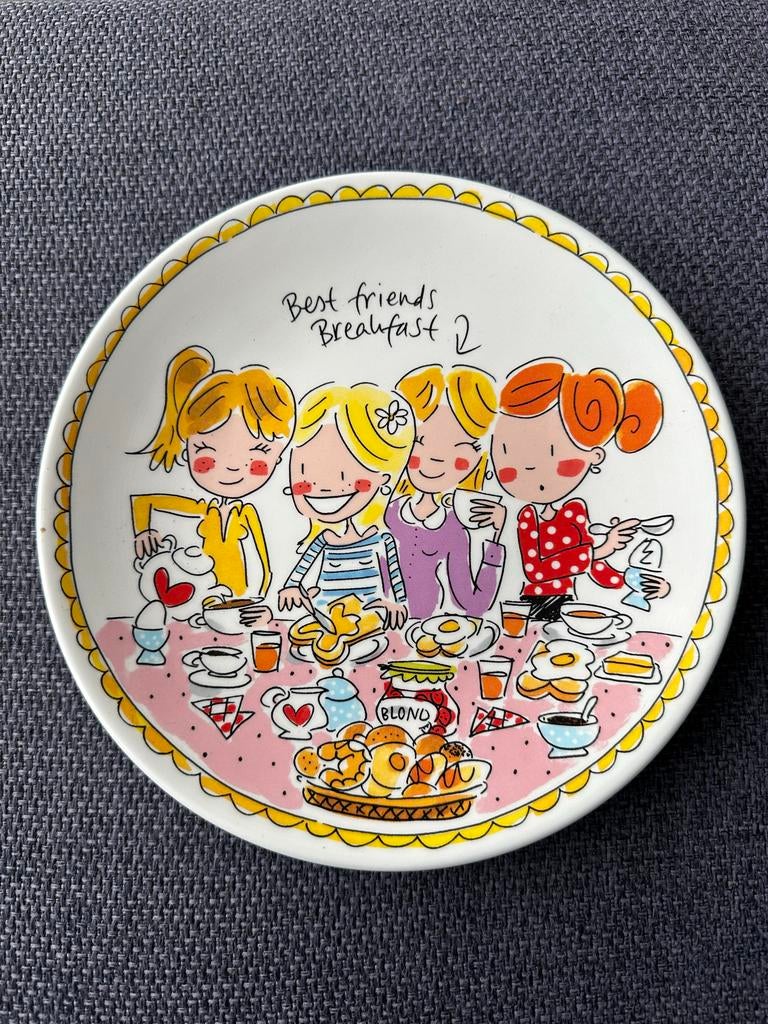 Blond Amsterdam bord 'Best Friends Breakfast 2', Blond Amsterdam, Ophalen of Verzenden, Zo goed als nieuw, Bord(en)