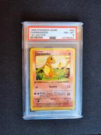 1999 Charmander 46/102 Base Set 1st edition shadowless PSA8, Ophalen of Verzenden, Zo goed als nieuw, Losse kaart