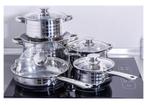 Blaumann Pannenset 10-delig Gourmet Line - Nieuw, Inductieplaat, Nieuw, Pannenset, Ophalen of Verzenden