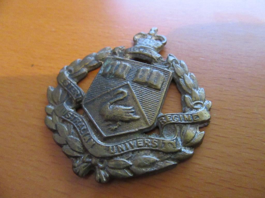 Western Australian University Regiment – Brass Hat Badge, Verzenden, Landmacht, Overige gebieden, Embleem of Badge