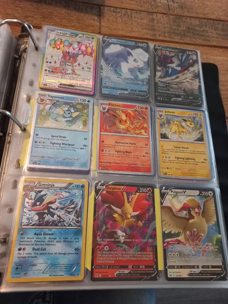 Pokemon kaarten, Ophalen of Verzenden, Zo goed als nieuw, Meerdere kaarten, Foil