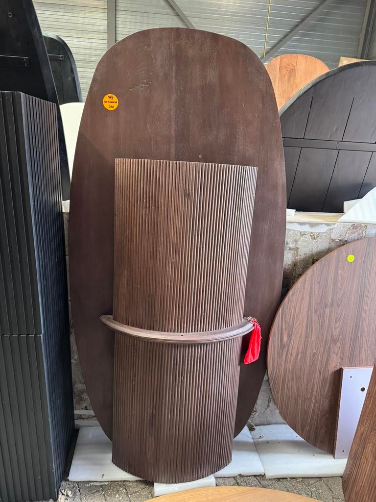 Japandi eettafel Deens ovaal 200x100x76 cm