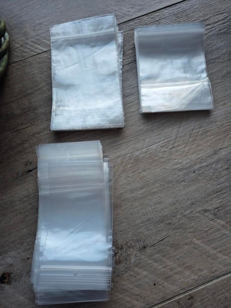 Doorzichtige gripzakjes, verschillende maten, Overige typen, Nieuw, Ophalen of Verzenden, Overige materialen