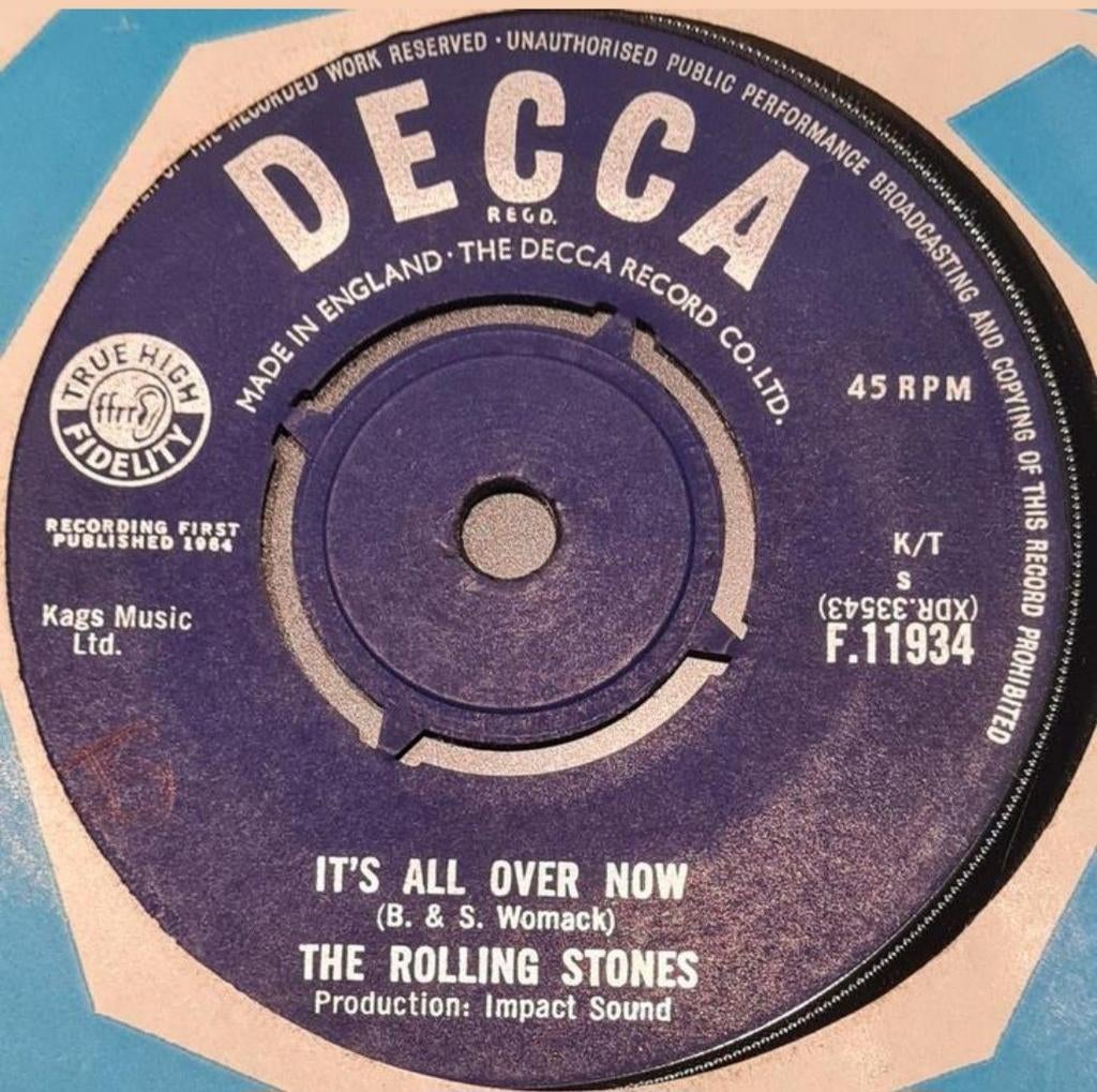 THE ROLLING STONES  - IT'S ALL OVER NOW, Ophalen of Verzenden, Gebruikt
