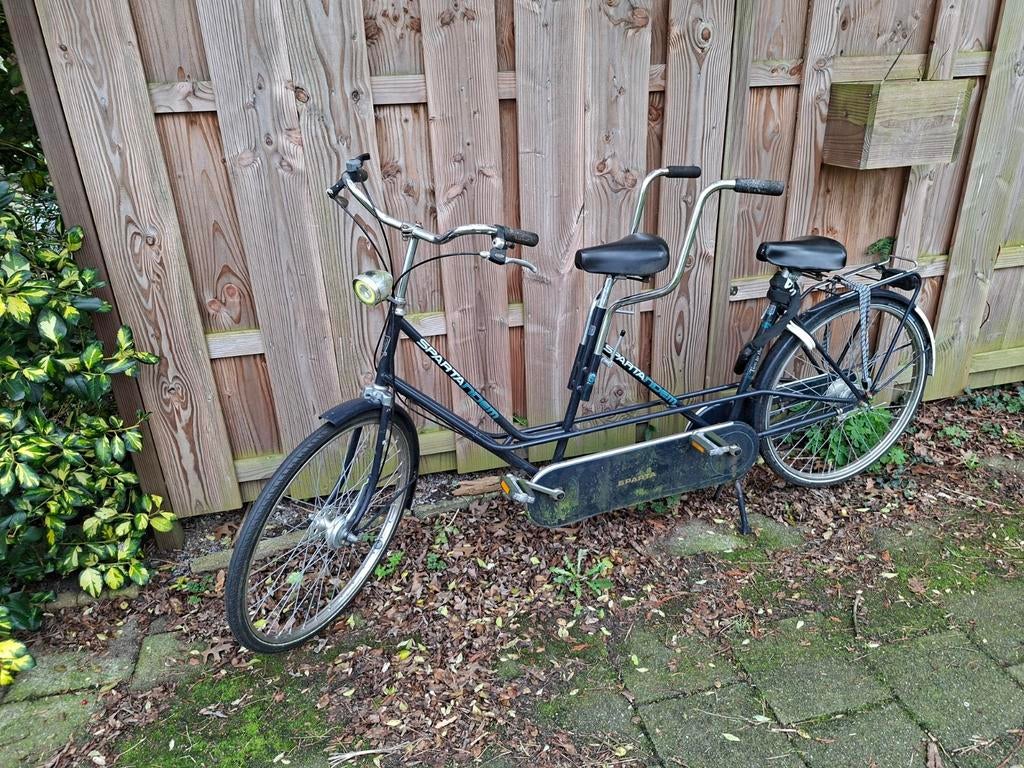 Degelijke Sparta tandem - opknapper, Fietsen en Brommers, Minder dan 10 versnellingen, Sparta, Gebruikt, Ophalen