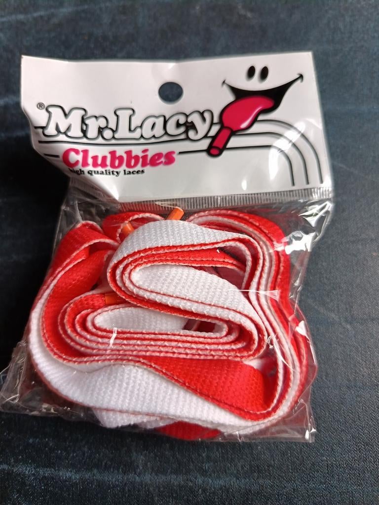 Mr.Lacy Clubbies veters rood wit 130cm, Ophalen of Verzenden, Nieuw
