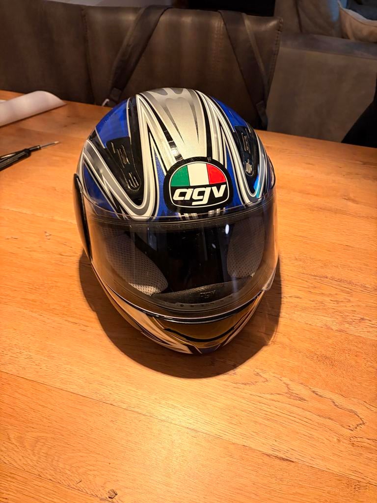 AGV GP-1 Retro Helm - Maat S, Motoren, Heren, Ophalen of Verzenden, S, Tweedehands