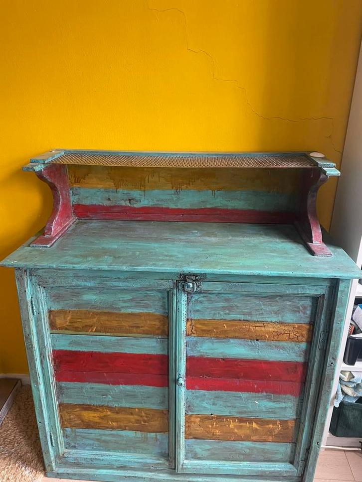 Unieke Brocante kast uit Zuid Frankrijk, Antiek en Kunst, Antiek | Meubels | Kasten, Ophalen