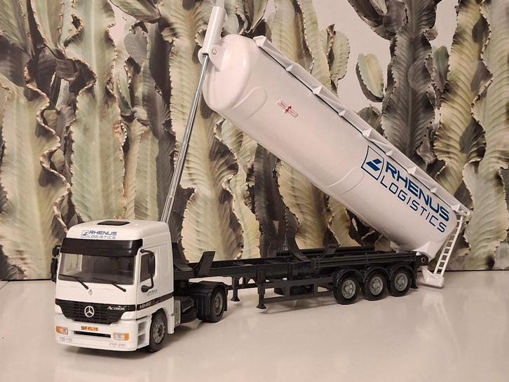 Mercedes Actros MP1 4x2 bulk Rhenus logistics Joal 1/50, Hobby en Vrije tijd, Modelauto's | 1:50, Nieuw, Bus of Vrachtwagen, Overige merken
