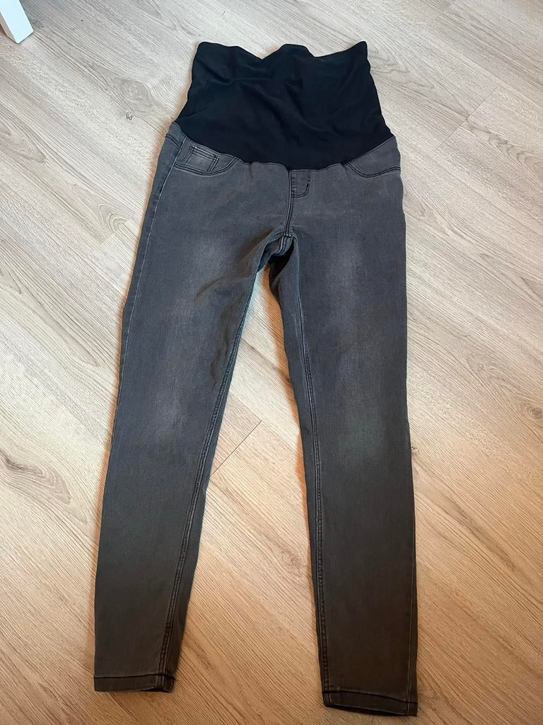Mamalicious positie jeans maat L donkergrijs, Kleding | Dames, Positiekleding, Ophalen, Maat 42/44 (L), Grijs, Gedragen
