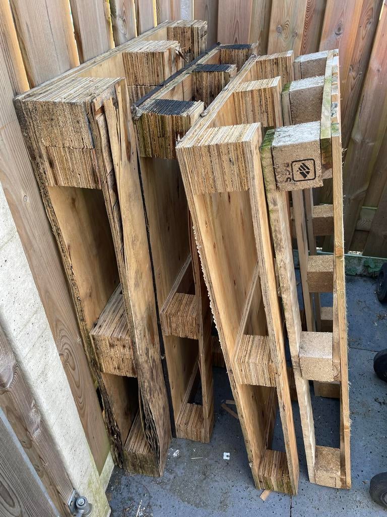 Gebruikte pallets - Ideaal voor diverse projecten, Gebruikt, Ophalen of Verzenden, 50 mm of meer, Pallet