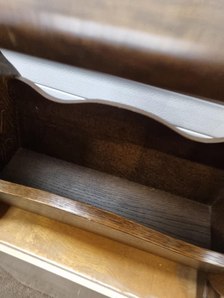 krantenbak massief eikenhout, Ophalen of Verzenden, 'T Olde Gre-j, Info@toldegrej.nl, Endepoelstraat 20f Didam