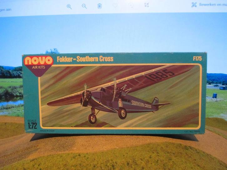 1:72 Fokker Southern Cross - NOVO Air Kit, Hobby en Vrije tijd, Modelbouw | Vliegtuigen en Helikopters, Nieuw, Vliegtuig, 1:72 tot 1:144