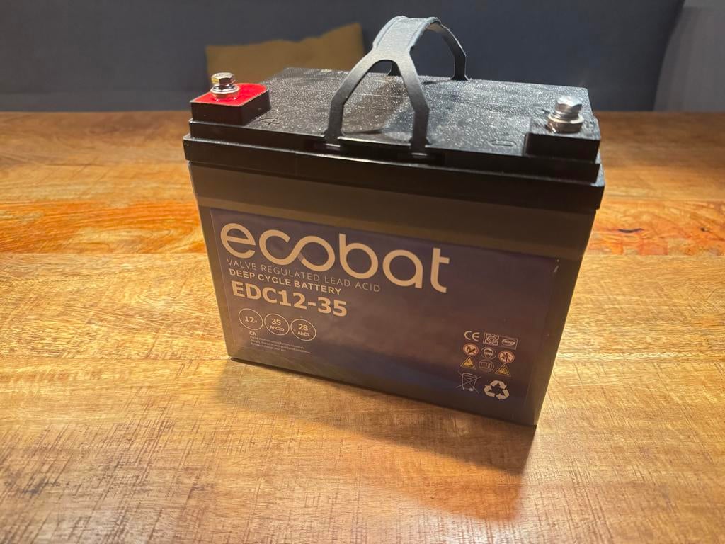 Ecobat EDC12-35 Deep Cycle Accu 12V 35Ah, Ophalen, Nieuw, Universele onderdelen