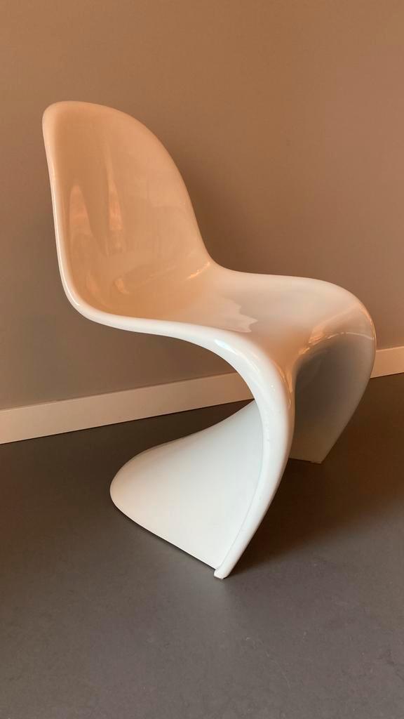 Panton chair, Horn, Germany jaren 80, Huis en Inrichting, Fauteuils, Gebruikt, Kunststof, 75 tot 100 cm, Ophalen