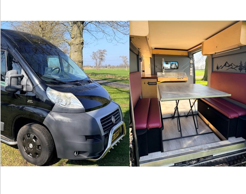 Buscamper, Caravans en Kamperen, Campers, Bedrijf, tot en met 2, Buscamper of Camperbus, Fiat, Overige merken, 5 tot 6 meter, Diesel