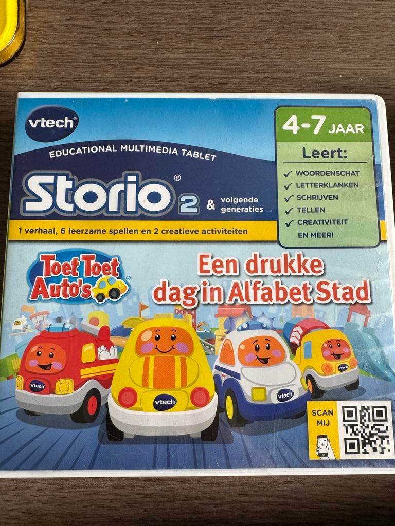 VTech Storio 2 Toet Toet Auto's Alfabet Stad, Ophalen of Verzenden, Gebruikt, 4 tot 6 jaar