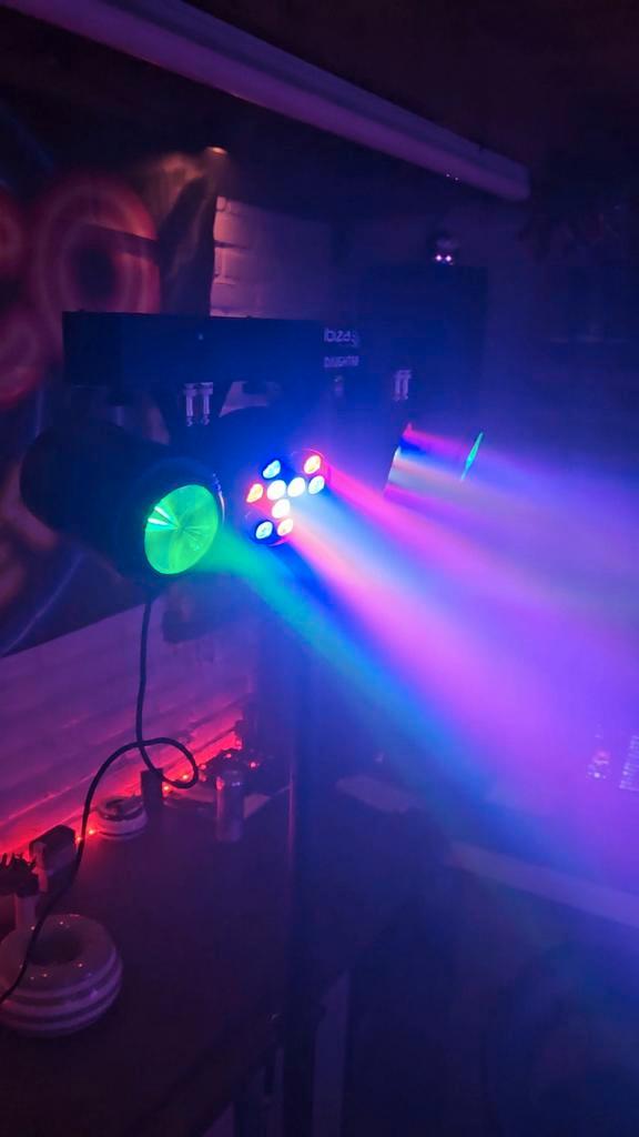 Partybalk Ibiza DJLight60, Muziek en Instrumenten, Licht en Laser, Gebruikt, Overige typen, Geluidgestuurd, Ophalen of Verzenden