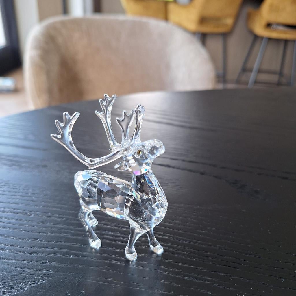 Swarovski Kristallen Rendier Beeldje, Ophalen of Verzenden