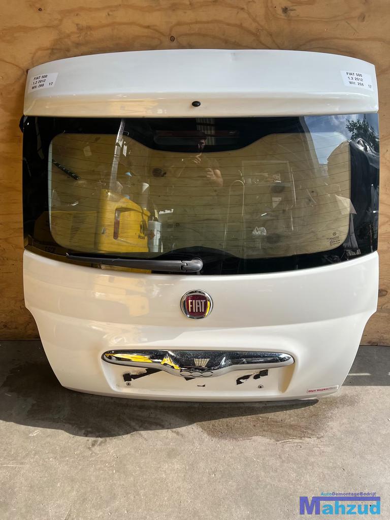 FIAT 500 wit 268 achterklep 2007+, Gebruikt, Deur, Stellantis Europe S.p.A., Ophalen of Verzenden