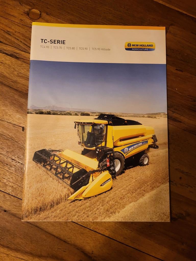 tractor folder New Holland TC serie combine, Ophalen of Verzenden, Zo goed als nieuw