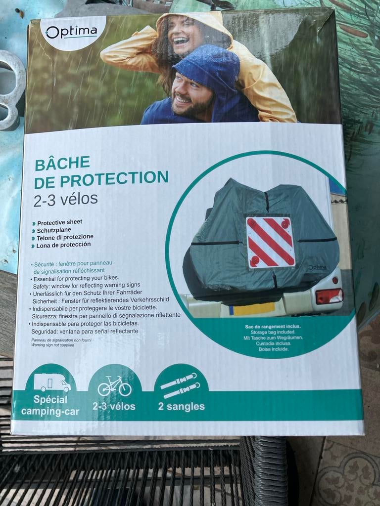 Optima Beschermhoes voor fietsendrager - 2-3 fietsen, Ophalen of Verzenden, Nieuw, Overige typen, Opvouwbaar
