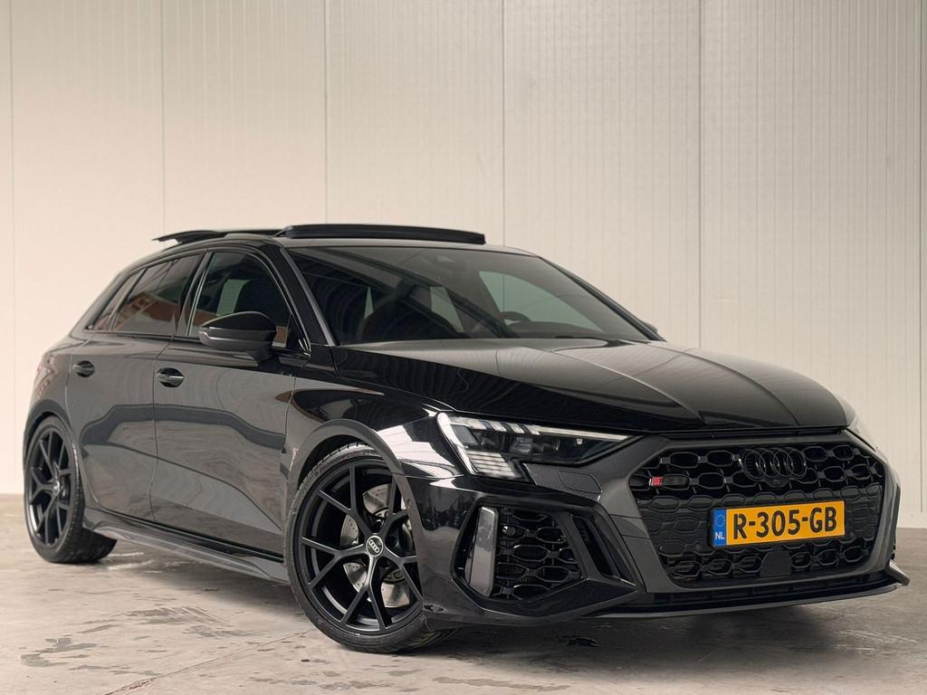 Audi A3 Sportback 2.5 TFSI RS3 quattro l OPF DELETE l FULL P, Automaat, Gebruikt, Euro 6, Zwart