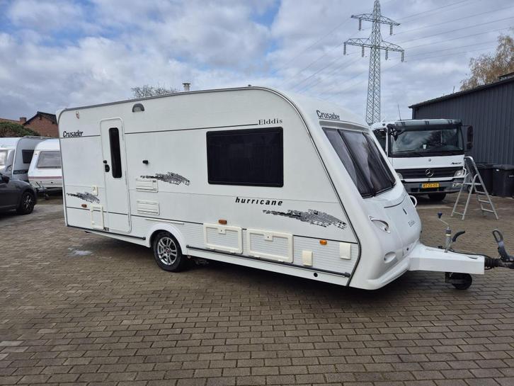 EldDis Crusader 470 + Mover + Luifel, Caravans en Kamperen, Caravans, Bedrijf, tot en met 2, 1000 - 1250 kg, Standaardzit, Elddis