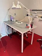 Manicuretafel met ingebouwde afzuigkap, Ophalen of Verzenden, Rechthoekig, 75 cm of meer