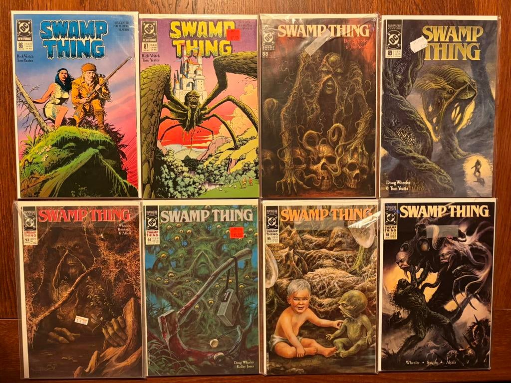 Swamp Thing 80’s / 90’s - tussen #86 - #129, Boeken, Strips | Comics, Zo goed als nieuw, Meerdere comics, Amerika, Ophalen of Verzenden