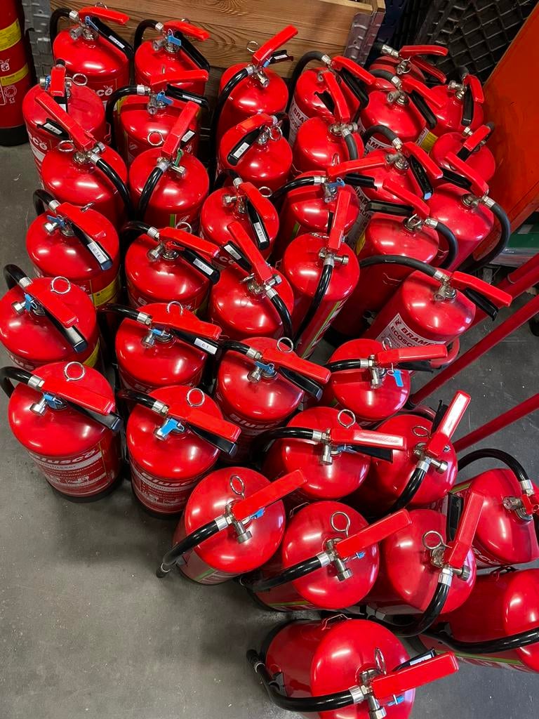 Lege partij brandblussers, Huis en Inrichting, Brandblussers en Brandkasten, Ophalen, Zo goed als nieuw