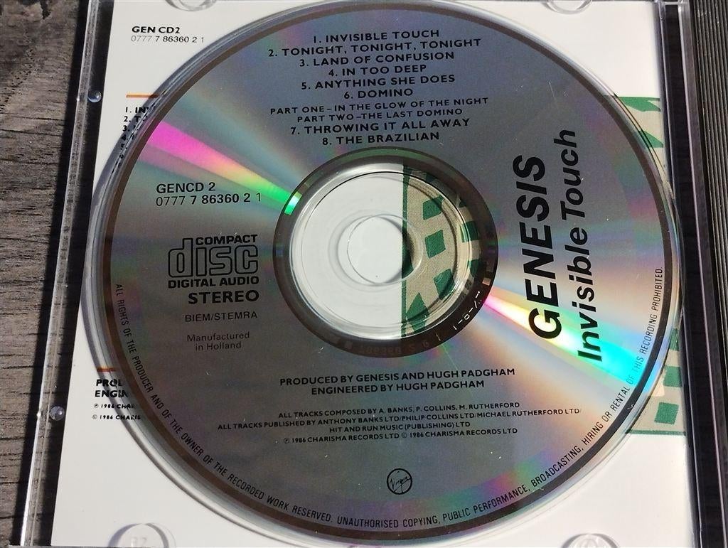 Genesis - Invisible Touch, Ophalen of Verzenden, Zo goed als nieuw