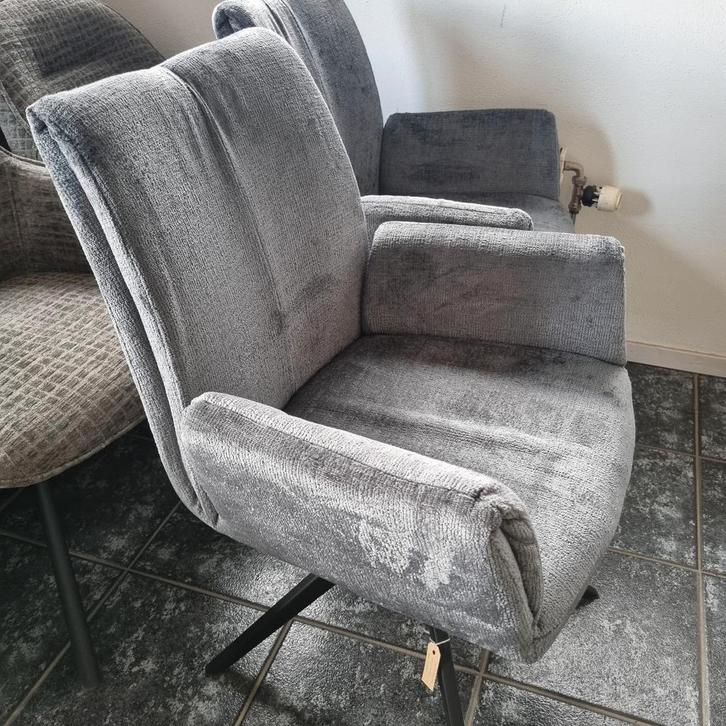 Nieuwe Eetkamerstoelen Roger Draaibaar onderstel, Huis en Inrichting, Stoelen, Nieuw, Vier, Stof, Overige kleuren, Ophalen