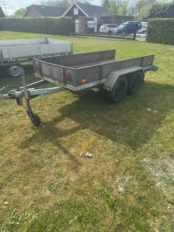 machinetransporter, Auto diversen, Aanhangers en Bagagewagens, Ophalen of Verzenden, Gebruikt
