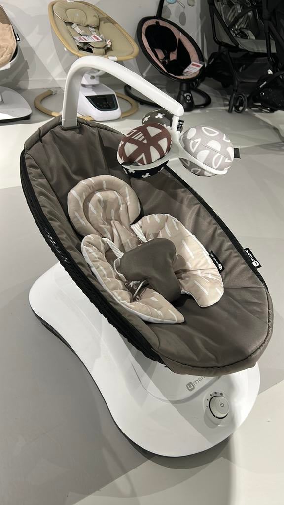 Showmodel 4moms Rockaroo 2.0 Graphite incl verkleiner, Kinderen en Baby's, Wipstoeltjes, Schommelstoel, Verstelbaar, Nieuw, Ophalen
