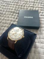 Prisma Men’s Watch - Dome Classic Gold., Sieraden, Tassen en Uiterlijk, Horloges | Heren, Overige merken, Leer, Nieuw, Ophalen of Verzenden