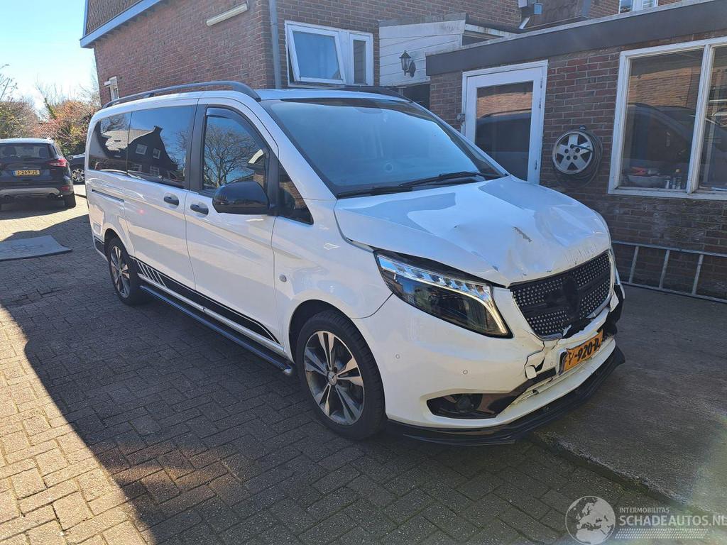 Mercedes-Benz Vito 111 CDI dubbel cabine lang (bj 2017), Auto diversen, Overige carrosserieën, Wit, Mercedes-Benz, Handgeschakeld