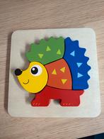 Houten Puzzel Egel, 2 tot 4 jaar, 10 tot 50 stukjes, Ophalen of Verzenden, Zo goed als nieuw