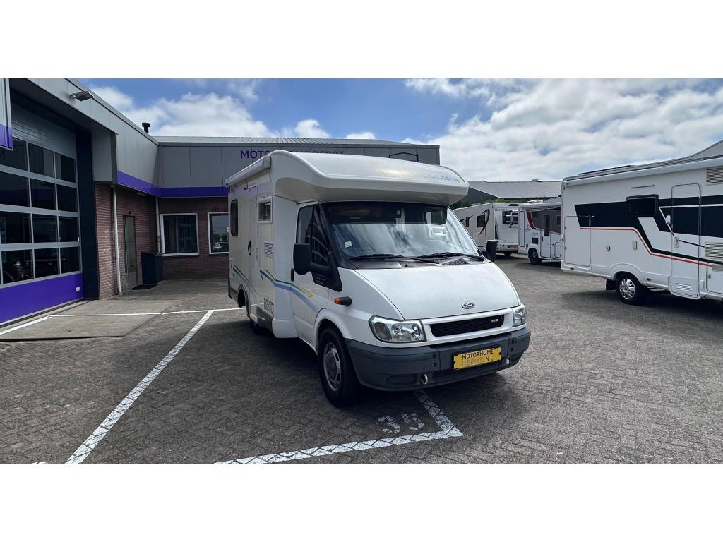 Chausson Flash 02 compacte, goed onderhouden nette camper, Caravans en Kamperen, Ford, Tot en met 3, Half-integraal, Koelkast