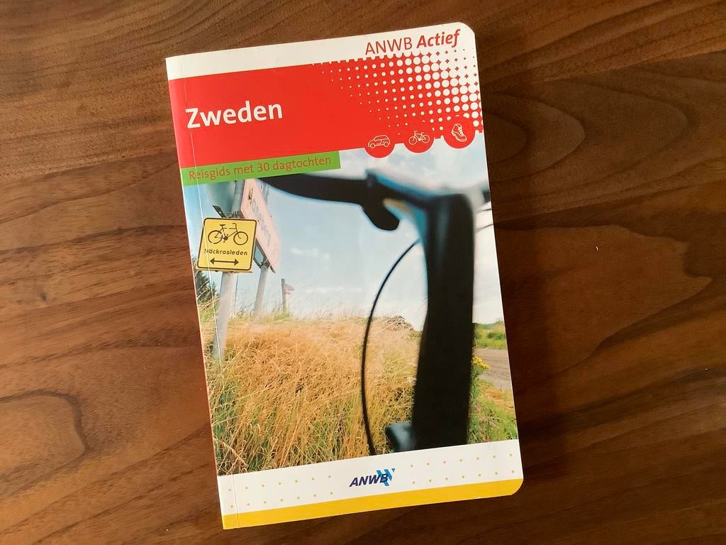Zweden ANWB reisgids routes kaarten tips actief!!, Europa, Ophalen of Verzenden, Zo goed als nieuw, Reisgids of -boek