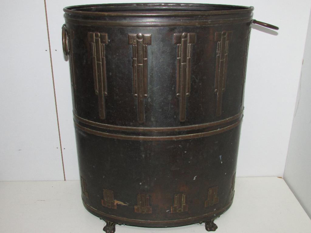 oude metalen paraplu bak, Ophalen, Gebruikt, Metaal